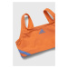 Dvojdielne detské plavky adidas Performance 3S BIKINI oranžová farba