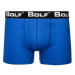 Stylish men's boxers 0953 - light blue