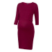 esmara® Dámske tehotenské šaty s biobavlnou (červená)