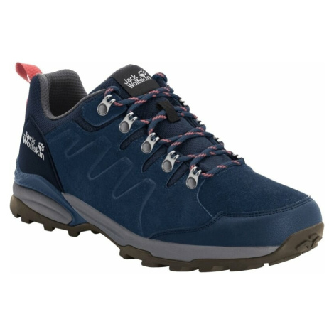 Jack Wolfskin Refugio Texapore Low W Dark Blue/Grey Dámske outdoorové topánky