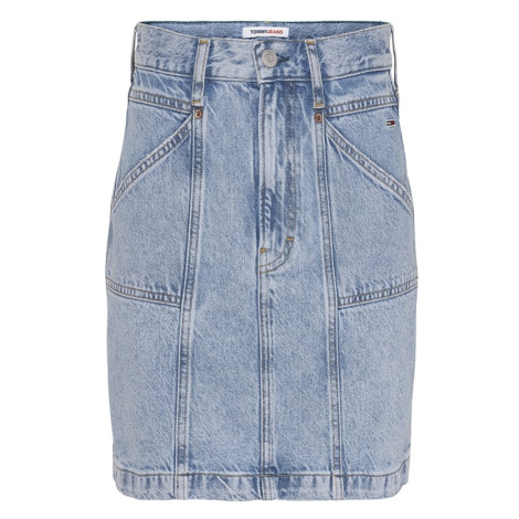 Sukňa - Tommy Jeans MOM SKIRT K PCKT BE715 SVLBRG bledomodrá