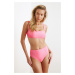 Trendyol Bikini Bottom - Pink - Plain