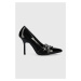 Kožené topánky chelsea Karl Lagerfeld SARABANDE čierna farba, KL30919D