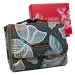Dámska kabelka z prírodnej kože so vzorom motýľov — Lorenti