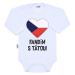 Body s potlačou New Baby Fandím s tátou 86 , 20C46190