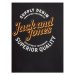 Jack&Jones Junior Mikina 12237112 Čierna Regular Fit