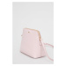 Kožená kabelka a kozmetická taštička Furla ružová farba