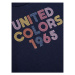 United Colors Of Benetton Tričko 3I1XC1527 Tmavomodrá Regular Fit