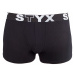 Detské boxerky Styx športová guma čierne (GJ960)