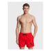 Calvin Klein Swimwear Plavecké šortky KM0KM00849 Červená Regular Fit