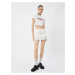 Koton Cargo Mini Shorts Skirt Pocket Cotton