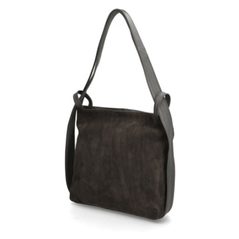 Velúr taška cez rameno Lazzarini