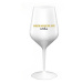 DEFRAGMENTACE MOZKU - bílá nerozbitná sklenice na víno 470 ml