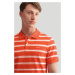 POLOKOŠEĽA GANT STRIPE SS POLO GRAPEFRUIT ORANGE