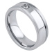Oceľový prsteň - snubný - pre ženy RC2028-Z