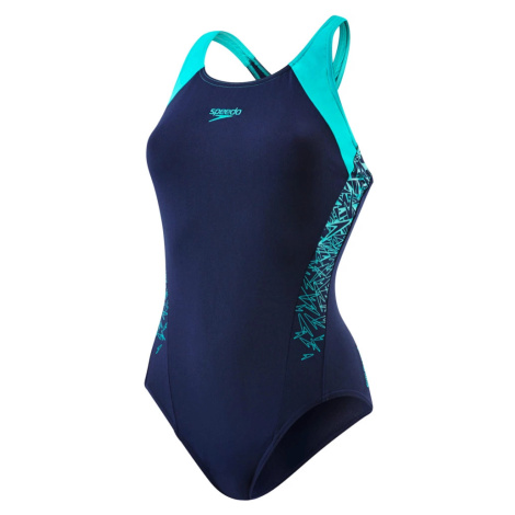 Speedo Boom Splice Racerback Swimsuit