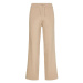 Tommy Hilfiger Nohavice - SOFT RIB WIDE LEG PANT béžové