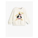 Koton Sweatshirt Looney Tunes Printed Licensed Long Sleeve Crew Neck Ribbed