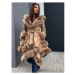 Koženková zimná bunda s kožušinkou MENODORA*