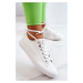 Low Leather Trainers Big Star JJ274007 White 37