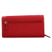 Dámska kožená peňaženka Lagen Carlas - červená