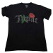 2Pac tričko Rose Logo Čierna