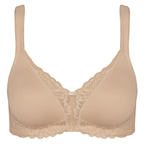 Dámska moderná čipkovaná+bavlnená podprsenka N - NEUTRAL BEIGE - béžová 00EP - TRIUMPH