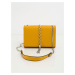 Handbag with mustard chain