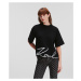 Mikina Karl Lagerfeld Sslv Karl Hem Sweatshirt Black