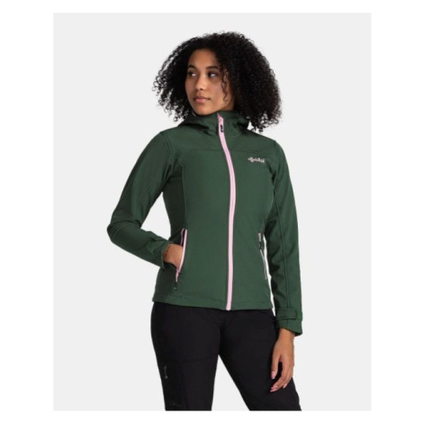 Women's softshell jacket KILPI RAVIA-W Dark green