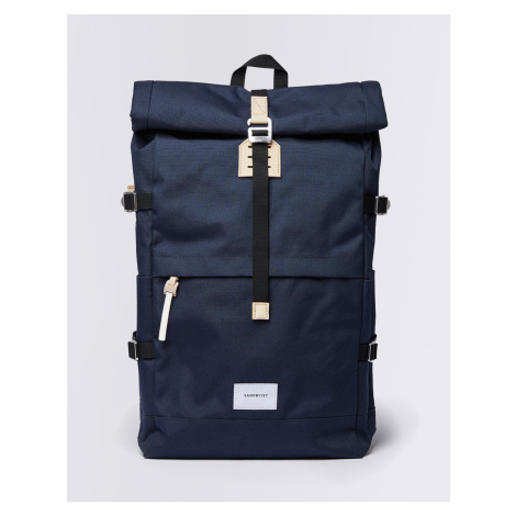 Sandqvist Bernt Navy with Natural Leather