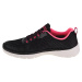 ČIERNE DÁMSKE TENISKY SKECHERS GO WALK 6 - STUNNING GLOW 124554-BKHP