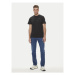 Tommy Jeans Tričko Linear Chest DM0DM18555 Čierna Slim Fit