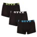 3PACK pánske boxerky Styx športová guma viacfarebné (G9606162)