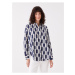 LC Waikiki Patterned Long Sleeve Oversize Women's Shirt