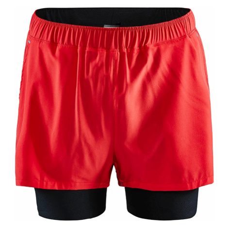 Men's Craft ADV Essence 2-in-1 Shorts - Red