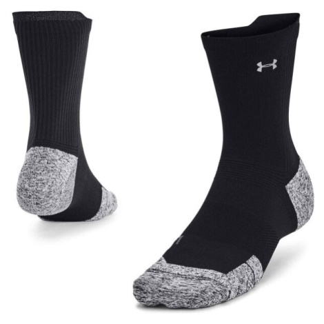 Under Armour ARMOURDRY RUN CUSHION 1PK MID Unisex ponožky, čierna, veľkosť