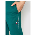Tommy Hilfiger Teplákové nohavice Essential MW0MW17384 Zelená Regular Fit