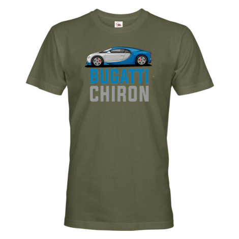 Pánské tričko s potlačou Bugatti Chiron -  tričko pre milovníkov aut