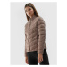 Dámska bunda 4F DOWN JACKET-AW23TDJAF224-82S-LIGHT BROWN