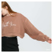 Mikina Sixth June W Basic Signature Sweatshirt Light Brown