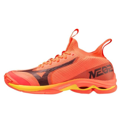 Mizuno WAVE LIGHTNING NEO 2 Pánska volejbalová obuv, oranžová, veľkosť 47