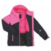 Loap FULKA Dievčenská lyžiarska bunda, čierna, veľkosť