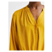 Žlté dámske bodkované šaty so zaväzovaním Selected Femme Damina