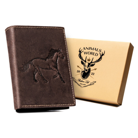 Pánska peňaženka so vzorom koňa — Always Wild,skl