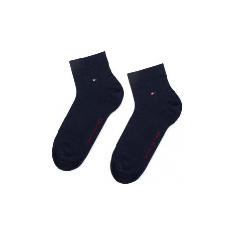 Tommy Hilfiger Súprava 2 párov členkových pánskych ponožiek 342025001 Tmavomodrá