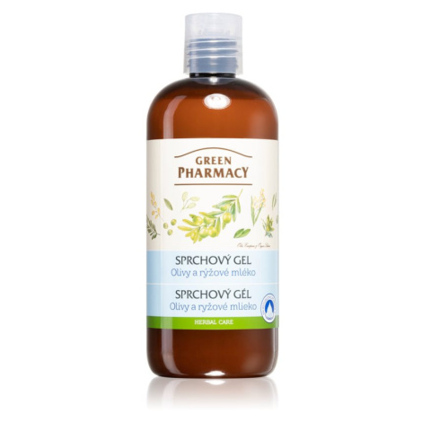 Green Pharmacy Body Care Olive & Rice Milk vyživujúci sprchový gél