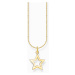 Thomas Sabo KE2222-413-39-L45V Gold-plated chain with star pendant