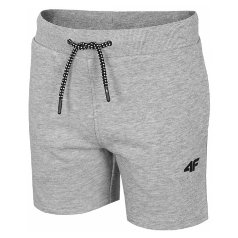 4F JUNIOR-BOYS-pants-HJL21-JSKMD001-27M-Grey Šedá