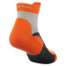 Detské polovysoké ponožky Crossocks na turistiku oranžové 2 páry